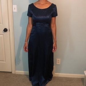 navy blue bridesmaid dress